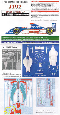J192 1992 British GP トランスキット STUDIO27 J192 1992 BRITISH GP 1/20 TRANCE KIT | eBay
