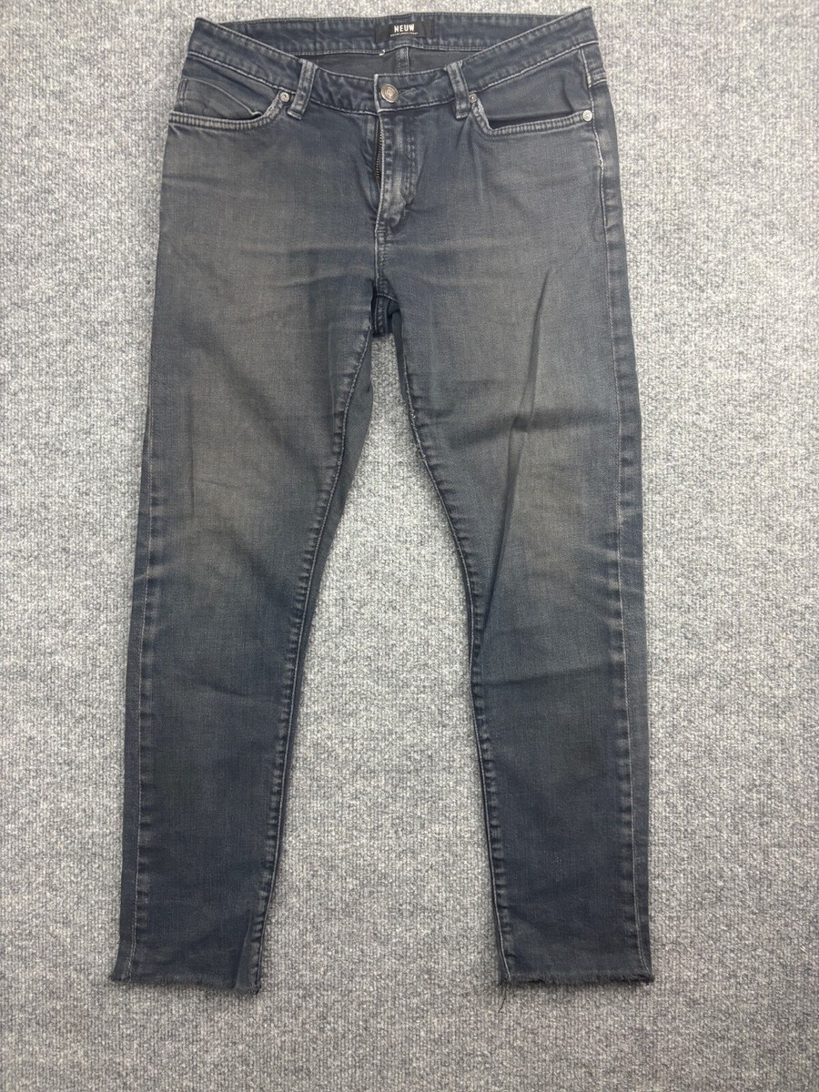 Neuw Nieuw Lands Traat Sister Ray Jeans Women's 8R 26 x 32 Black Denim  Skinny