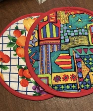 Handmade Tortilla Warmers Set of 2 100% Cotton