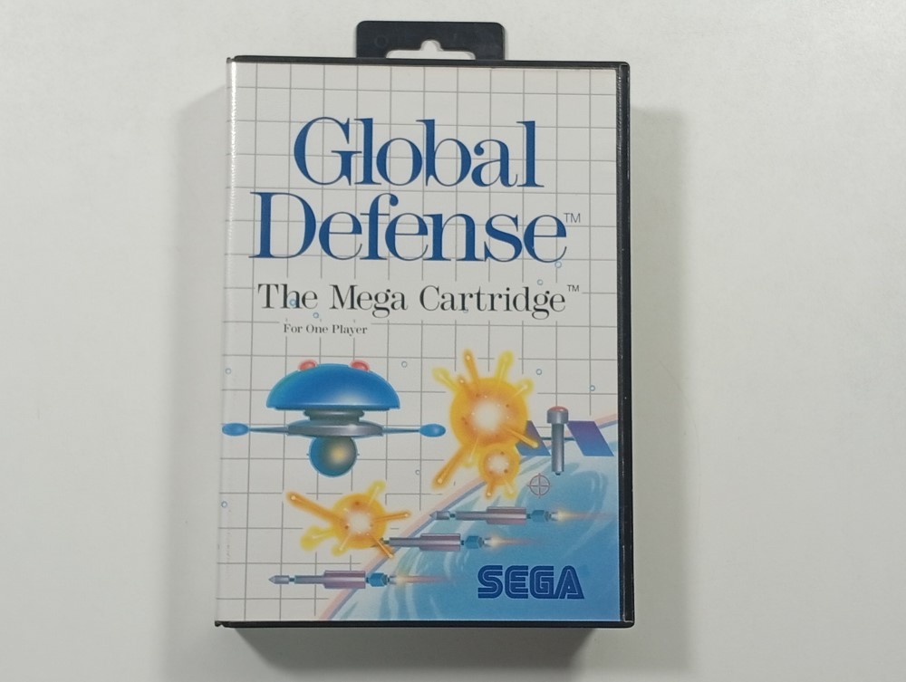 GLOBAL DEFENSE SEGA MASTER SYSTEM (MS) PAL-EURO (COMPLETE - COVER DAMAGE)