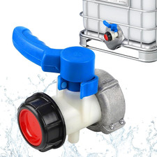 IBC Adapter Kugelhahn f&uuml;r Container 75 mm aus langlebigem Polyethylen