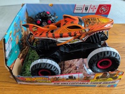 Hot Wheels 1:15 Monstertruck Tigerhai ferngesteuert - schwarz/orange RC