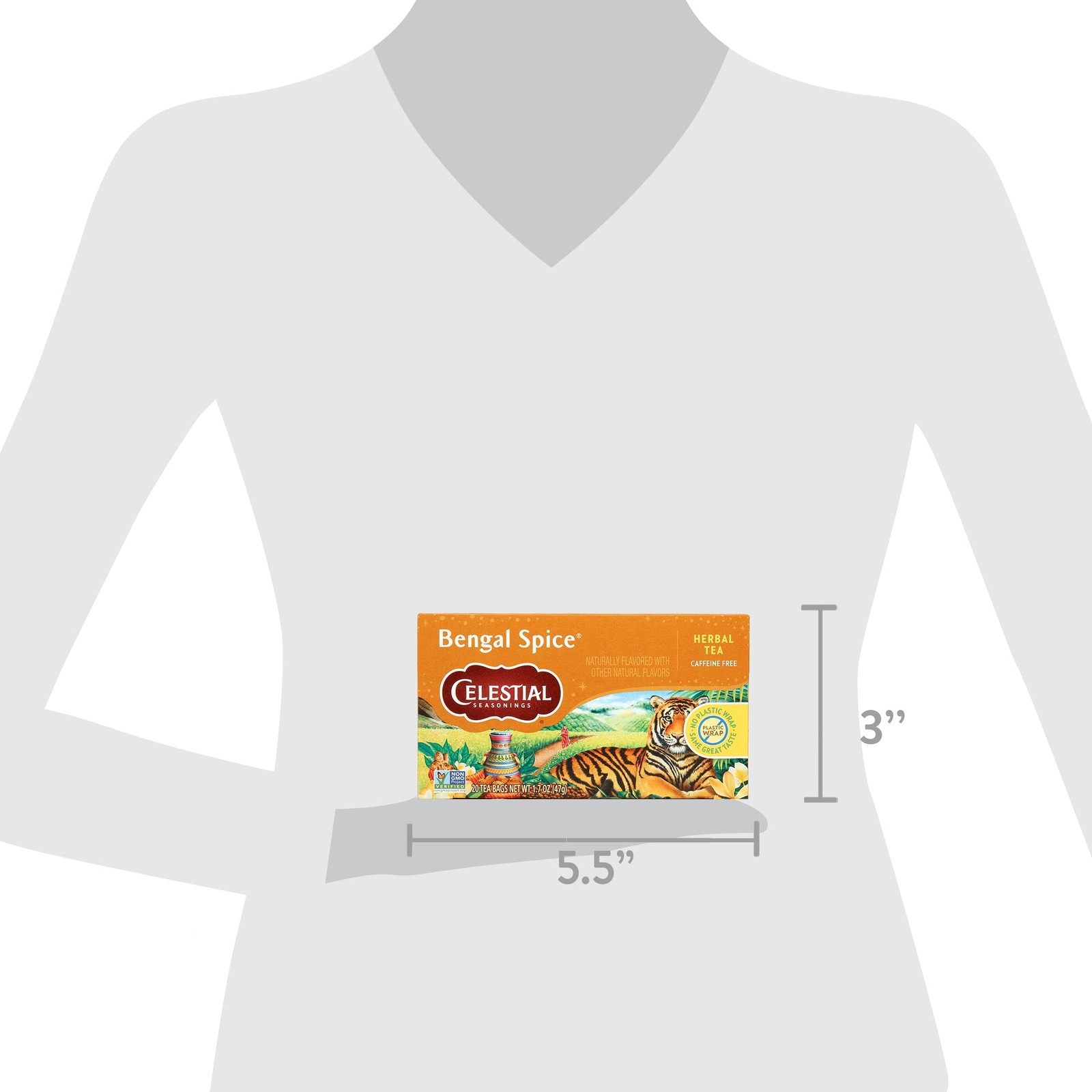 (4 pack) Celestial Seasonings Bengal Spice Herbal Tea Bags (20 Count)