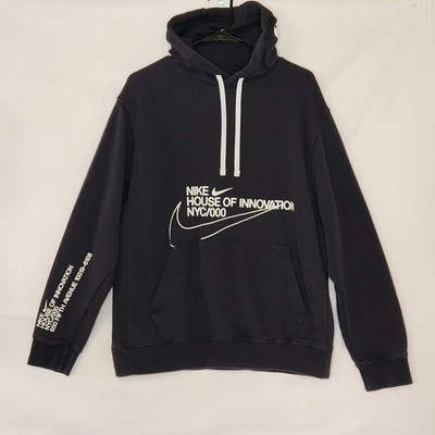 Nike House of Innovation NYC 000 Exclusive Black Graphic Hoodie 