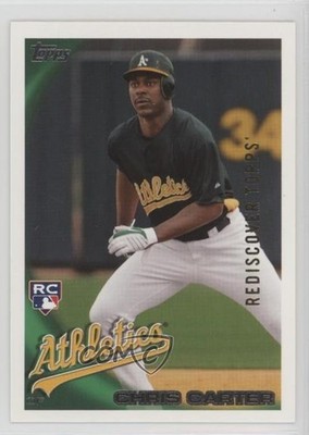 2017 Topps Rediscover Topps Buybacks Gold Chris Carter #2010-US-102 5xq