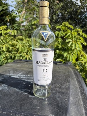 Macallan Single Malt 12 Year Old Sherry Cask Whiskey 750ml Empty Bottle