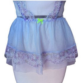 Victoria's Secret Lavender Floral Sheer Lace Corset Babydoll Lingerie Sexy 36D