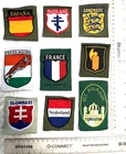 WW2 GERMAN ARMY VOLUNTEERS LEGION SLEEVE SHIELDS X 9 insignia patch for sleeve