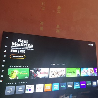 VIZIO Smart TV 44 in LCD Flat Screen 2160p 4K Resolution, Black