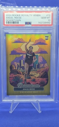 Panini One And One Downtown Angel Reese Rookie #12 Chicago Sky WNBA PSA 10