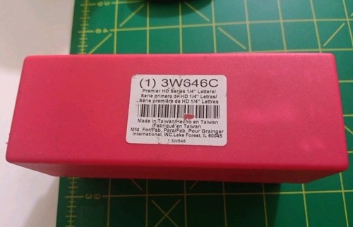 Hand Stamp Kit, Letter Set 3W646C