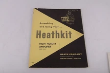 Heathkit W-5M Amplifier  Assembly and Usage Manual==Original!