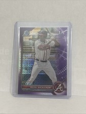 2022 Bowman Mahki Backstrom #BCP-121 Mojo Purple Refractor /250 MLB Trading Card