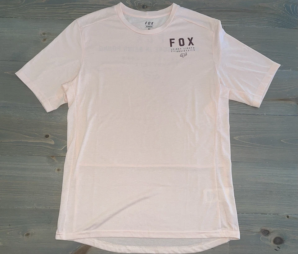 Men's Fox Racing Ranger Jersey 30104 Light Pink MTB Cycling Bike Short Sleeve - Image 2 of 4