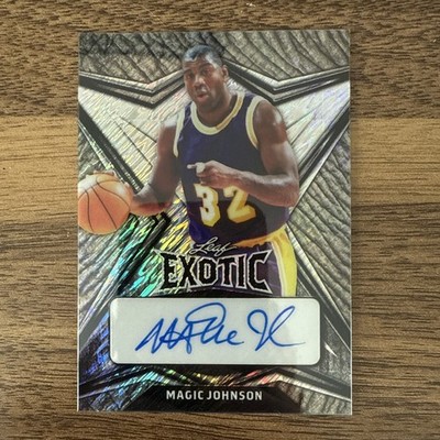 2022-23 Leaf Exotic Magic Johnson Leaf Exotic auto  (/7)