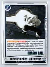 Kamehameha! Full Power! SB01-020 Manga Booster 01 Foil Dragon Ball Super Card Ga