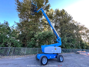 2012 Genie Z-80 80' 4X4 Diesel Articulating Boom Lift Man Aerial bidadoo