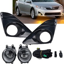 For 2012 2013 2014 Toyota Camry Clear Fog Lights Driving Lampswiring Switch Kit