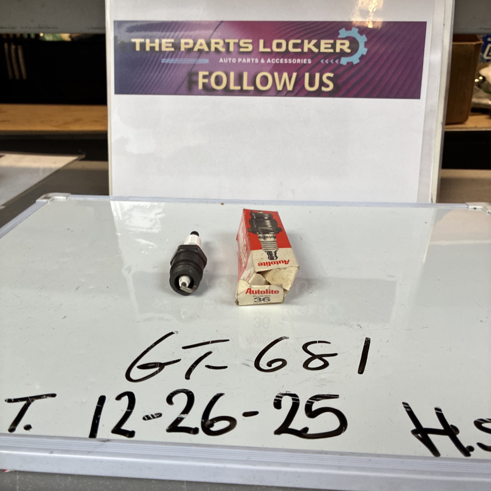 1 NOS AUTOLITE Spark Plug COPPER 36  Made USA