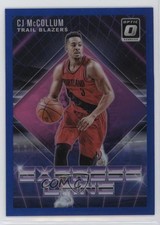 2018-19 Panini Donruss Optic Express Lane Blue Prizm 38/85 CJ McCollum #8 0su2
