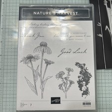 Stampin Up Nature s Harvest Bundle Gently Used. Dies On Magnetic Sheets