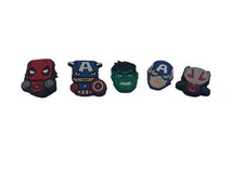 Lot of 5 Marvel and superman Croc Charms   Jibbitz Style