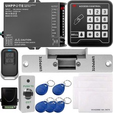 UHPPOTE Electric Strike Door Lock Access Control System 125KHz RFID Keypad