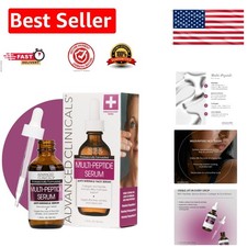 Hydrating Collagen Peptide Serum with Vitamin E - 1.75 Fl Oz for All Skin Types
