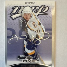 Upper Deck 2003-04 MVP David Legwand Autograph #235 Nashville Predators /150