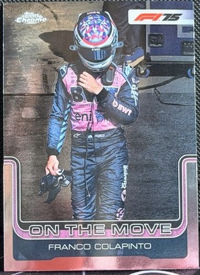 2025 Topps Chrome F1 Franco Colapinto - On the Move #187 ALPINE