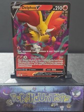 Pokemon Card Delphox V 027/196 Half Art Lost Origin LP 