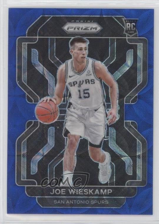 2021-22 Panini Prizm Choice Blue Prizm 35/39 Joe Wieskamp #322 Rookie RC 5ub