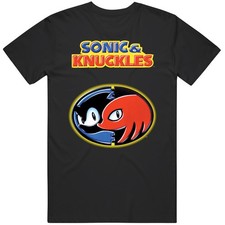 Sonic And Knuckles Sega Retro Vintage Christmas Gift T Shirt