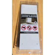 Garage Door Jamb Wraps White Powder Coated Pe...