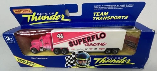 NEW Vintage 1990 Matchbox Convoy Days Of Thunder SUPERFLO RACING Team Transports