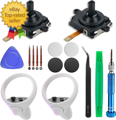 2 Pack Joystick Replacement for Oculus Quest 2 Controller/Met