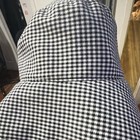 TangK Angel R.y Black/White Houndstooth Bucket Hat Cotton Linen Women 58cm — photo 2