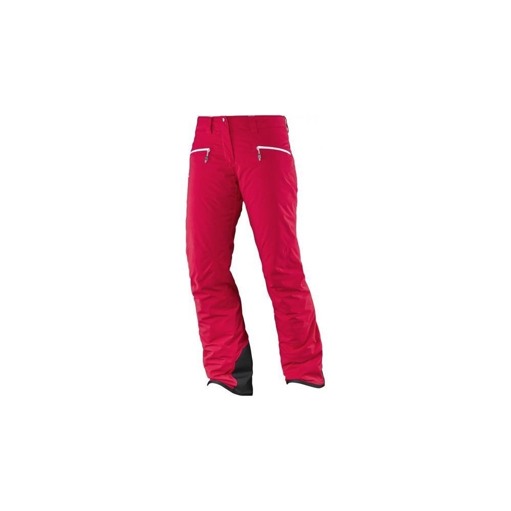 Pantaloni sci Donna Salomon Whitecliff Gtx W 375388 Rosso