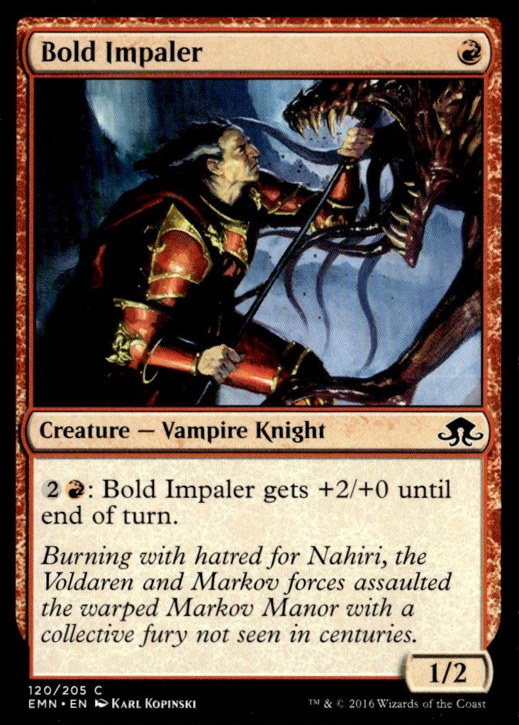 2016 Eldritch Moon Bold Impaler Expansion/Common #120