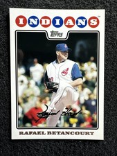 RAFAEL BETANCOURT #636 2008 Topps Baseball QTY Cleveland Indians