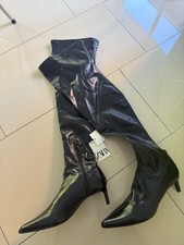 ZARA STIEFEL 36 OVERKNEE BLACK