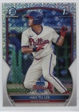 2023 Bowman Chrome Prospects Mega Box Mojo Refractor Hao-Yu Lee Hao Yu 1sq1