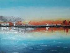 Dipinto Olio su tela a spatola