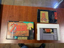 The Legend of Zelda: A Link to the Past (Nintendo SNES, 1992) W/ Box & Manual