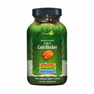 Maximum Strength 3-in-1 Carb Blocker 75 SoftGels