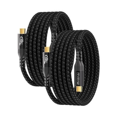 USB C Cables 2-Pack 10FT (3m) Long Compatible with Thunderbolt 4/3, USB 3.2 G...