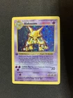 1999 Pokemon Base Set 1st Edition Shadowless Alakazam Holo Rare 1/102 WOTC