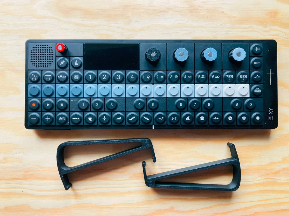 Teenage Engineering OP-XY 15 deg Non-Slip Tilt Stands + Stubby Control Knobs Set