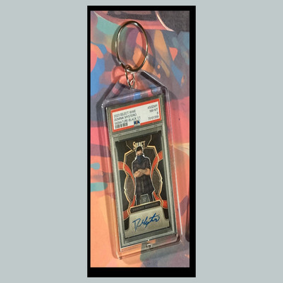 0425 DDom Prison 2023 Panini Select Black Auto Custom Hand Made Novelty Keychain
