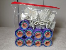 Conair Magnetic Hair Rollers 2008 Body Long Lasting Curls With Plastic Clips